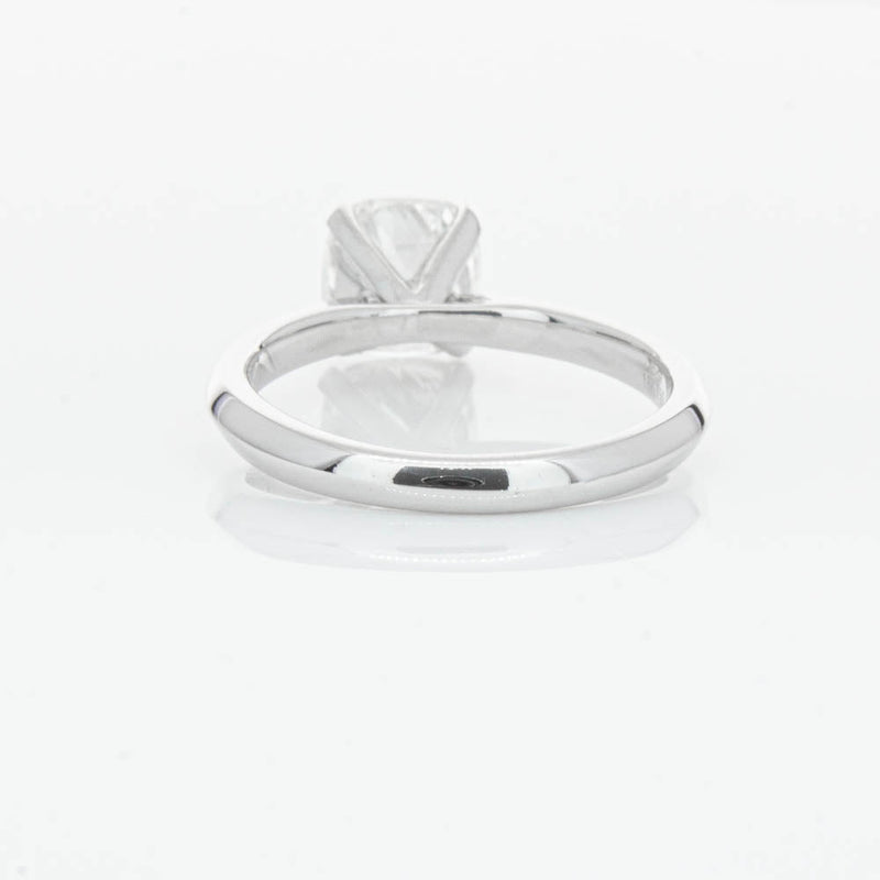 18ct White Gold 2.01ct Cushion Cut Diamond Venetian Ring-Ring-Walker & Hall
