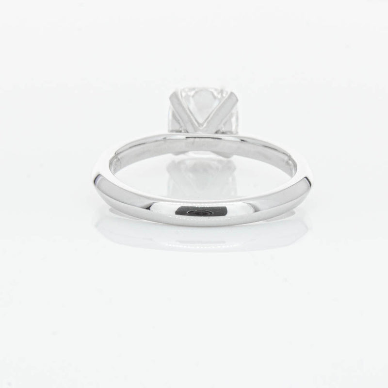 18ct White Gold 2.01ct Cushion Cut Diamond Venetian Ring-Ring-Walker & Hall