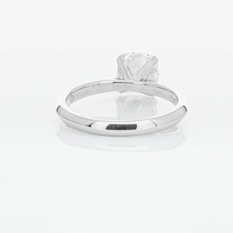 18ct White Gold 2.01ct Cushion Cut Diamond Venetian Ring-Ring-Walker & Hall