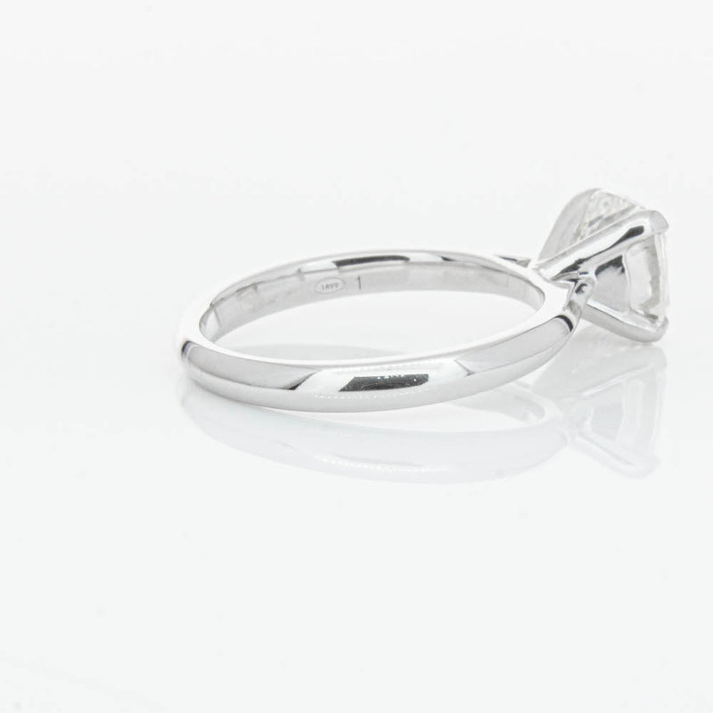 18ct White Gold 2.01ct Cushion Cut Diamond Venetian Ring-Ring-Walker & Hall