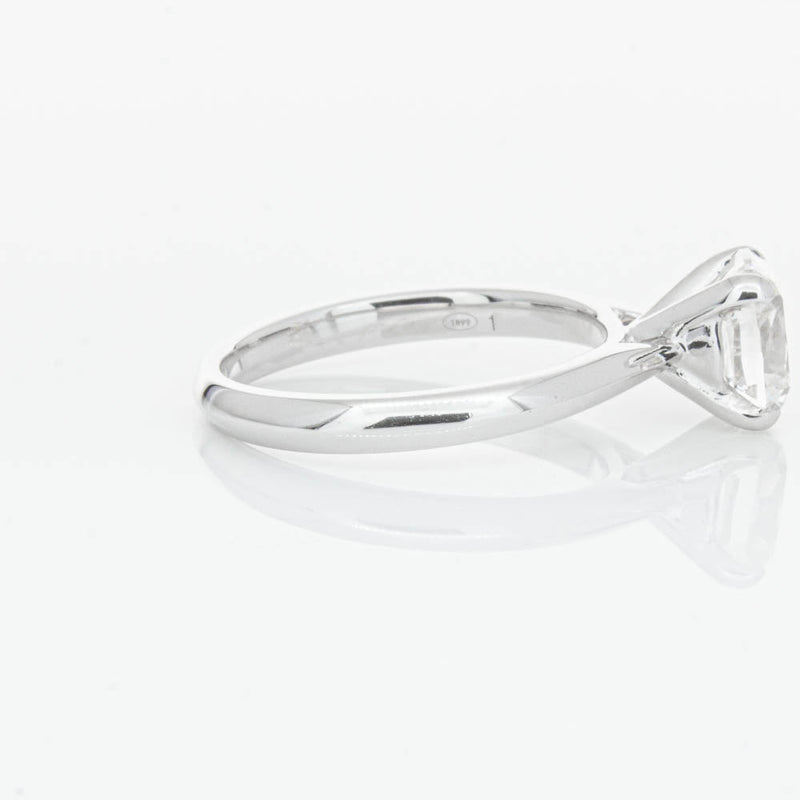 18ct White Gold 2.01ct Cushion Cut Diamond Venetian Ring-Ring-Walker & Hall