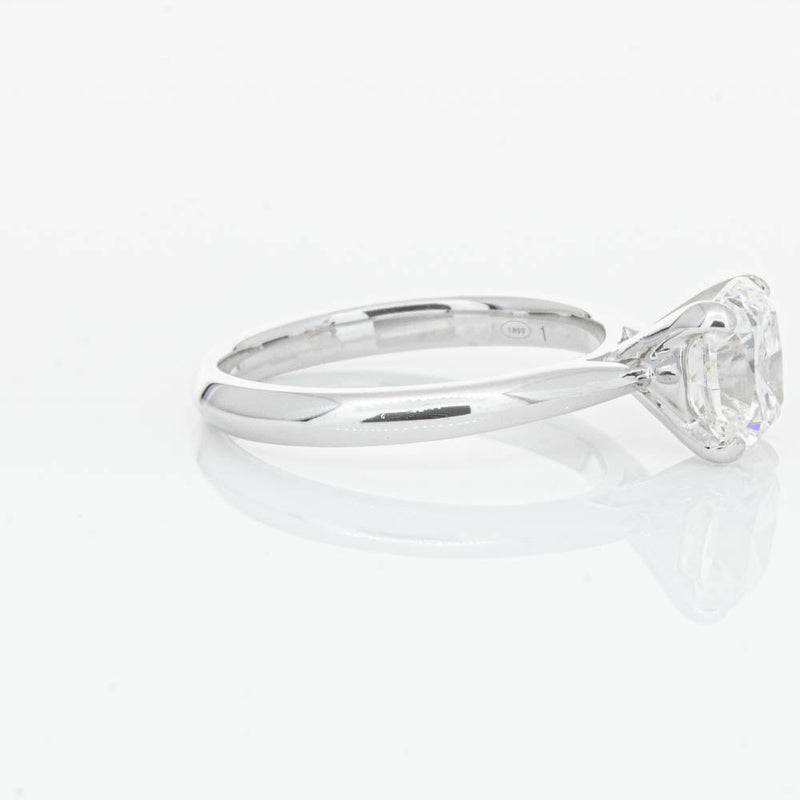 18ct White Gold 2.01ct Cushion Cut Diamond Venetian Ring-Ring-Walker & Hall