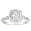 18ct White Gold .50ct Diamond Aurora Ring-Ring-Walker & Hall