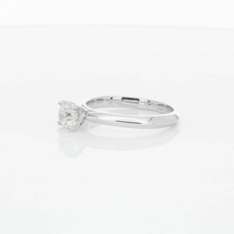 18ct White Gold .70ct Diamond Venetian Ring-Ring-Walker & Hall
