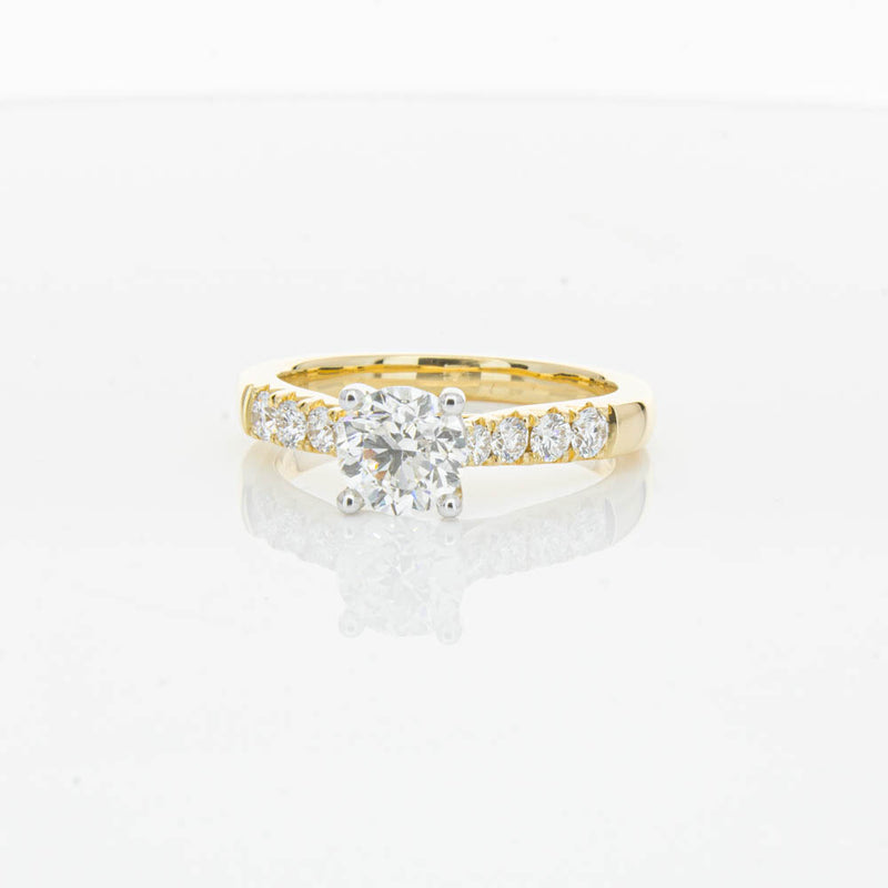 18ct Yellow Gold 1.00ct Diamond Phoenix Ring-Ring-Walker & Hall