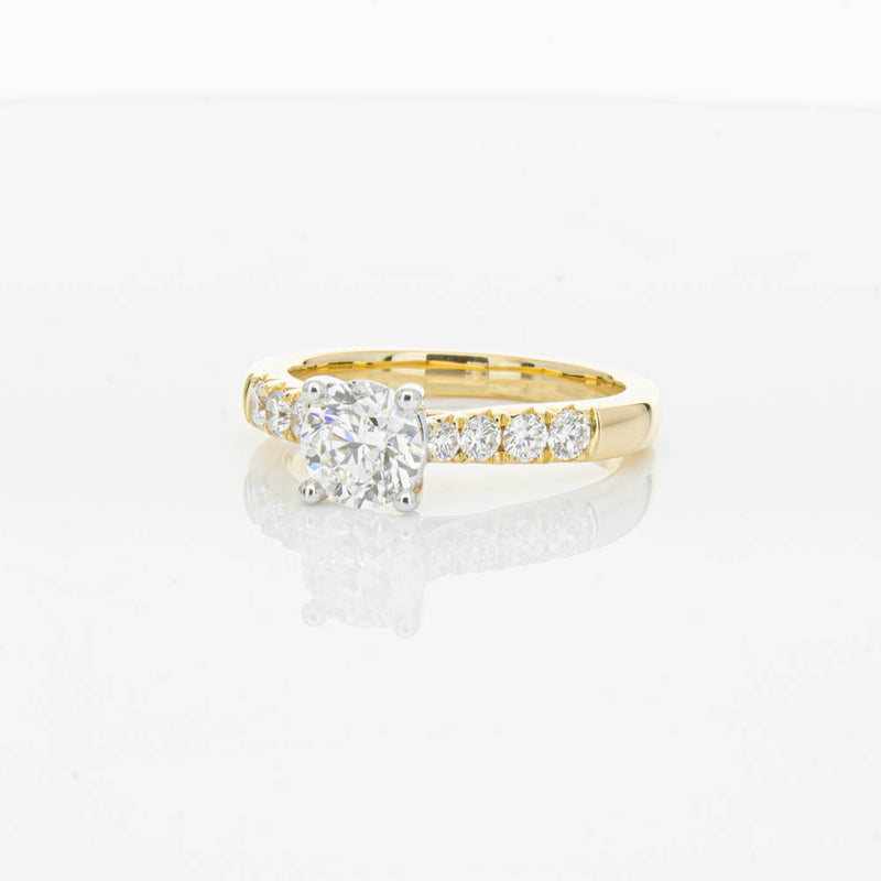 18ct Yellow Gold 1.00ct Diamond Phoenix Ring-Ring-Walker & Hall