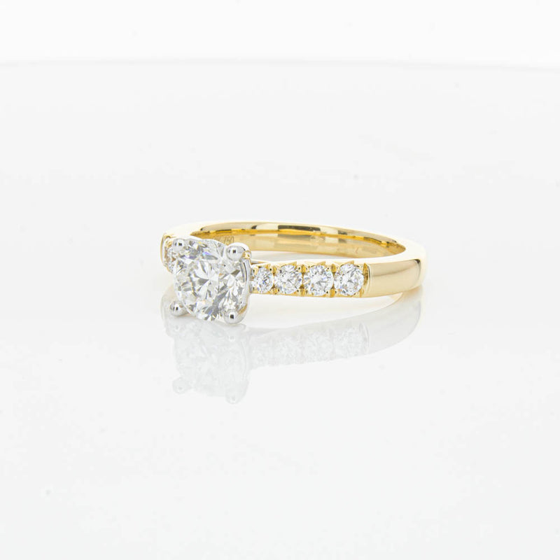 18ct Yellow Gold 1.00ct Diamond Phoenix Ring-Ring-Walker & Hall