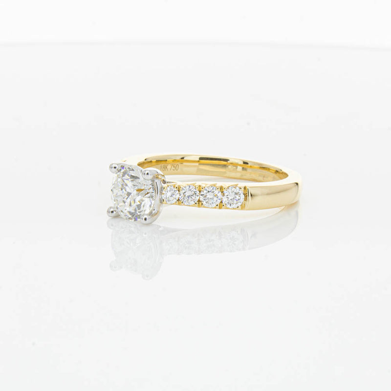 18ct Yellow Gold 1.00ct Diamond Phoenix Ring-Ring-Walker & Hall