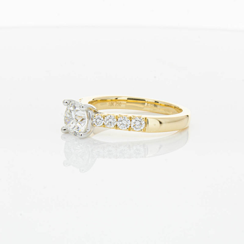18ct Yellow Gold 1.00ct Diamond Phoenix Ring-Ring-Walker & Hall