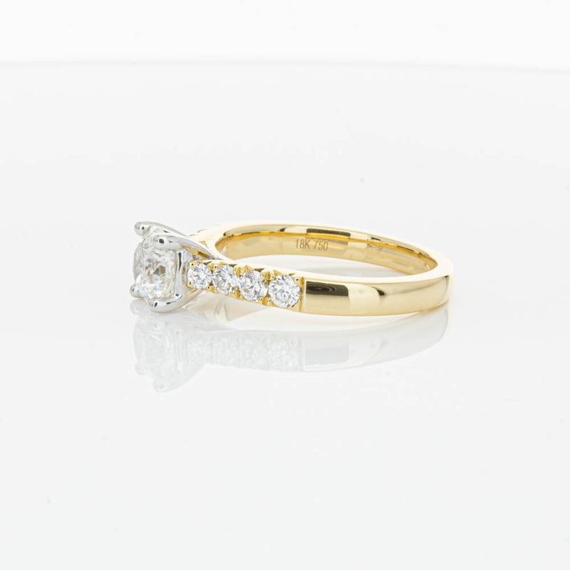 18ct Yellow Gold 1.00ct Diamond Phoenix Ring-Ring-Walker & Hall