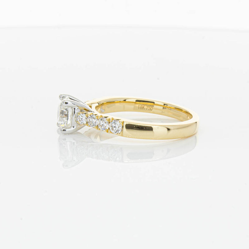 18ct Yellow Gold 1.00ct Diamond Phoenix Ring-Ring-Walker & Hall