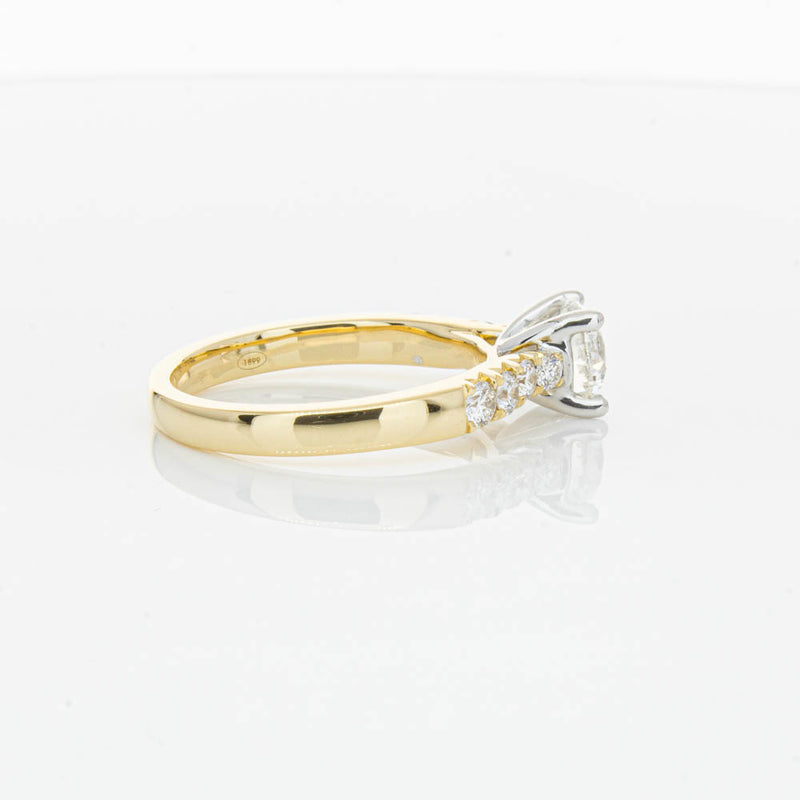 18ct Yellow Gold 1.00ct Diamond Phoenix Ring-Ring-Walker & Hall