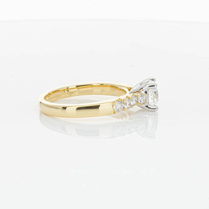 18ct Yellow Gold 1.00ct Diamond Phoenix Ring-Ring-Walker & Hall