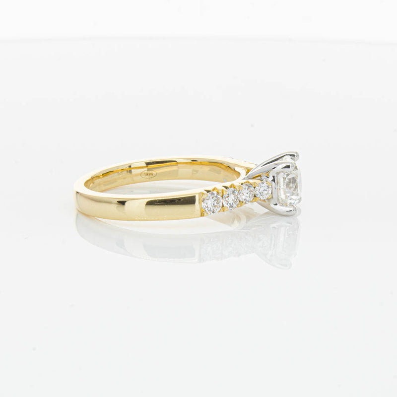 18ct Yellow Gold 1.00ct Diamond Phoenix Ring-Ring-Walker & Hall