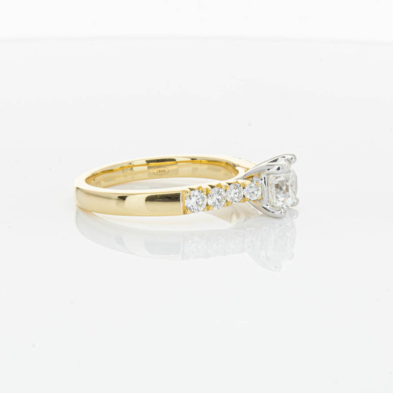 18ct Yellow Gold 1.00ct Diamond Phoenix Ring-Ring-Walker & Hall