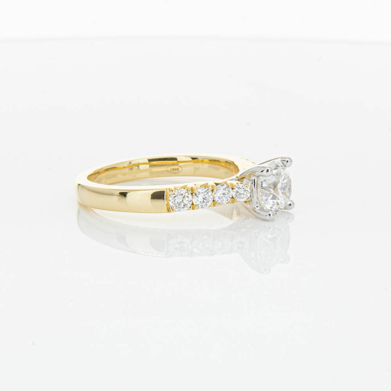 18ct Yellow Gold 1.00ct Diamond Phoenix Ring-Ring-Walker & Hall