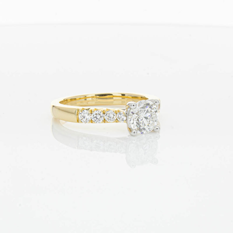 18ct Yellow Gold 1.00ct Diamond Phoenix Ring-Ring-Walker & Hall