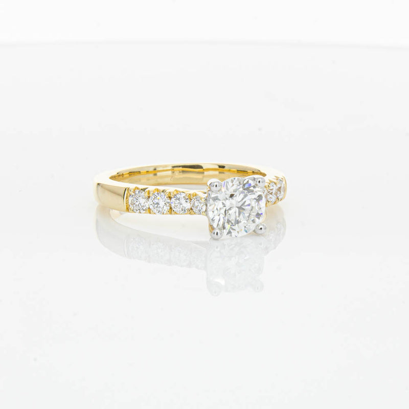 18ct Yellow Gold 1.00ct Diamond Phoenix Ring-Ring-Walker & Hall