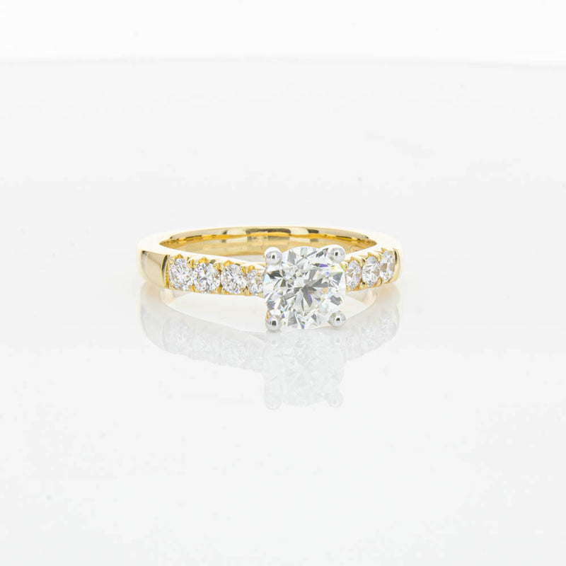 18ct Yellow Gold 1.00ct Diamond Phoenix Ring-Ring-Walker & Hall