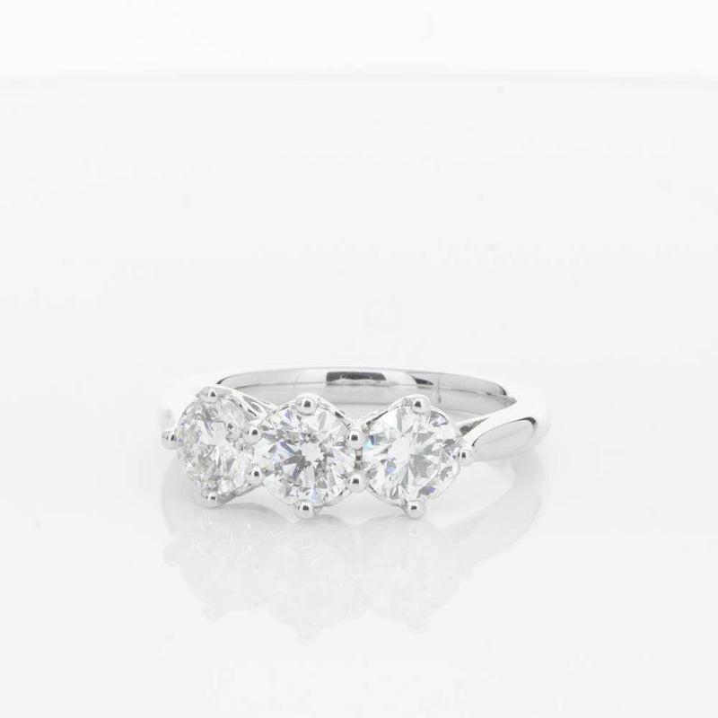 18ct White Gold 1.51ct Diamond Coronado Ring-Ring-Walker & Hall