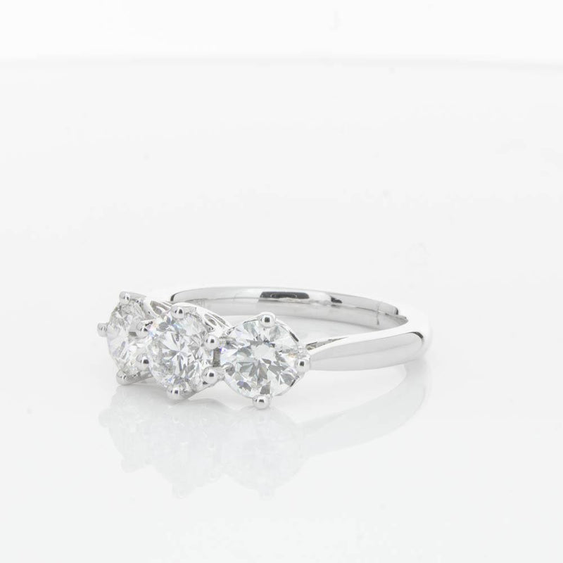 18ct White Gold 1.51ct Diamond Coronado Ring-Ring-Walker & Hall