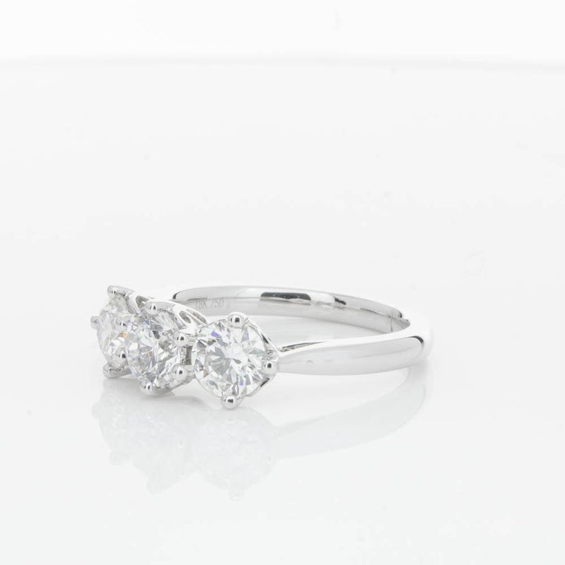 18ct White Gold 1.51ct Diamond Coronado Ring-Ring-Walker & Hall