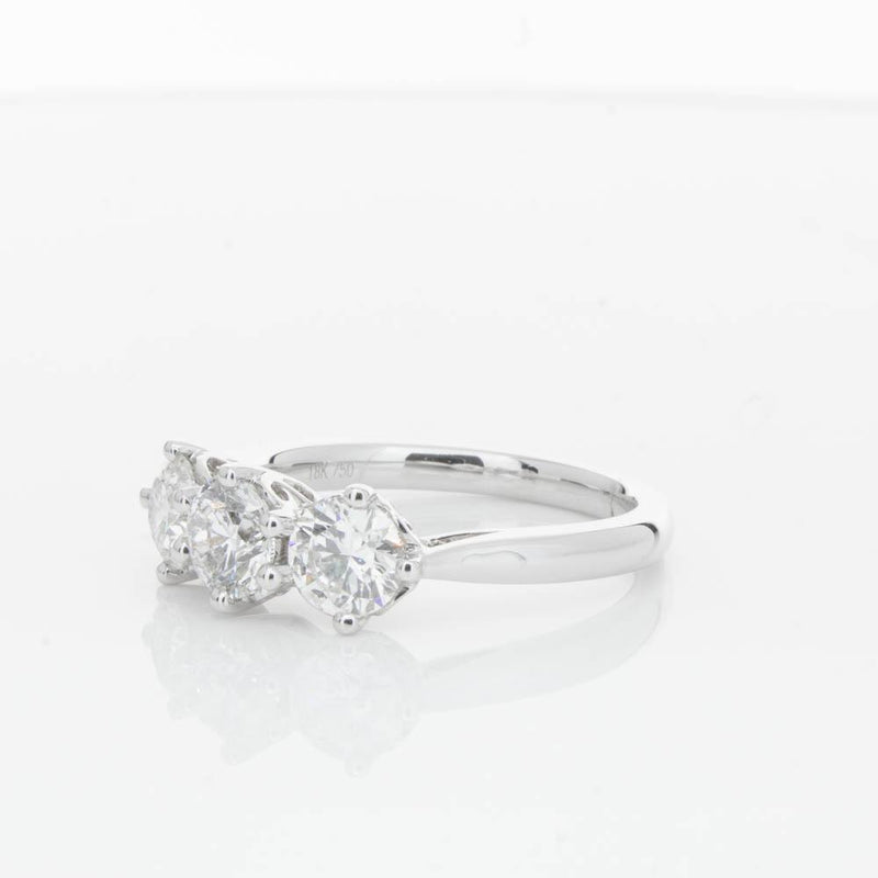 18ct White Gold 1.51ct Diamond Coronado Ring-Ring-Walker & Hall