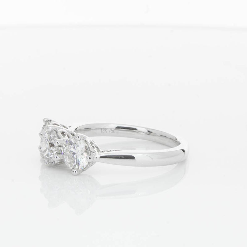 18ct White Gold 1.51ct Diamond Coronado Ring-Ring-Walker & Hall