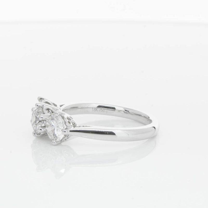 18ct White Gold 1.51ct Diamond Coronado Ring-Ring-Walker & Hall