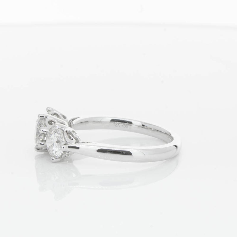 18ct White Gold 1.51ct Diamond Coronado Ring-Ring-Walker & Hall
