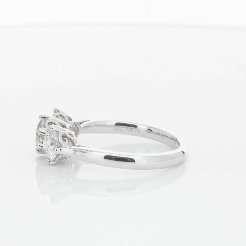 18ct White Gold 1.51ct Diamond Coronado Ring-Ring-Walker & Hall