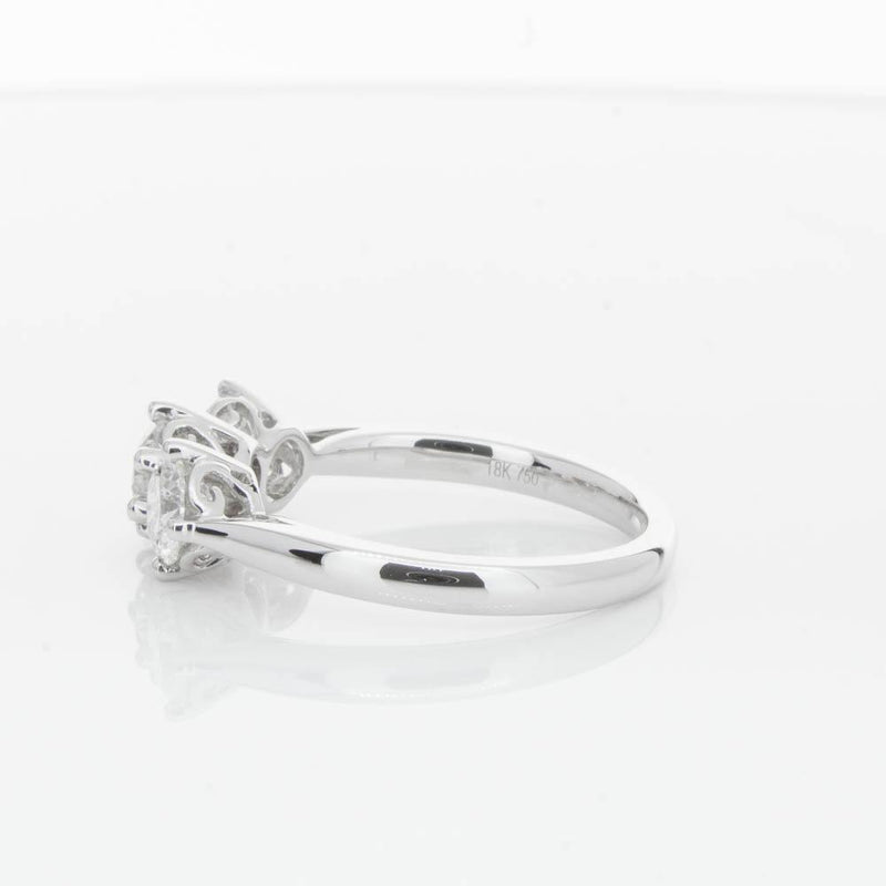 18ct White Gold 1.51ct Diamond Coronado Ring-Ring-Walker & Hall