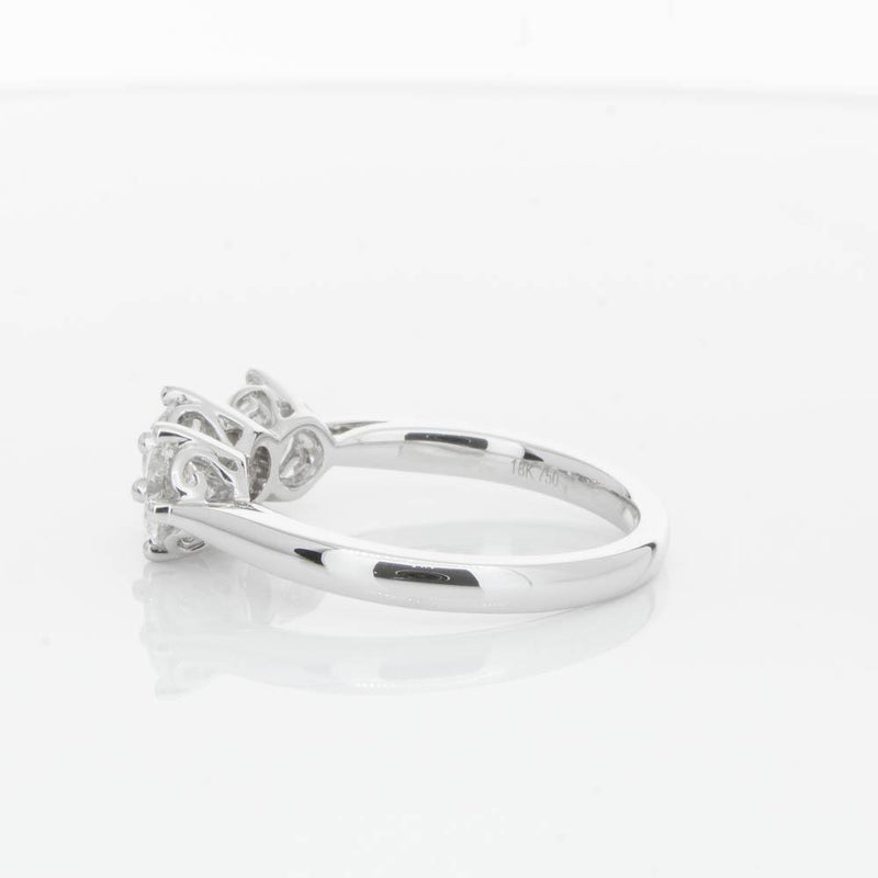 18ct White Gold 1.51ct Diamond Coronado Ring-Ring-Walker & Hall