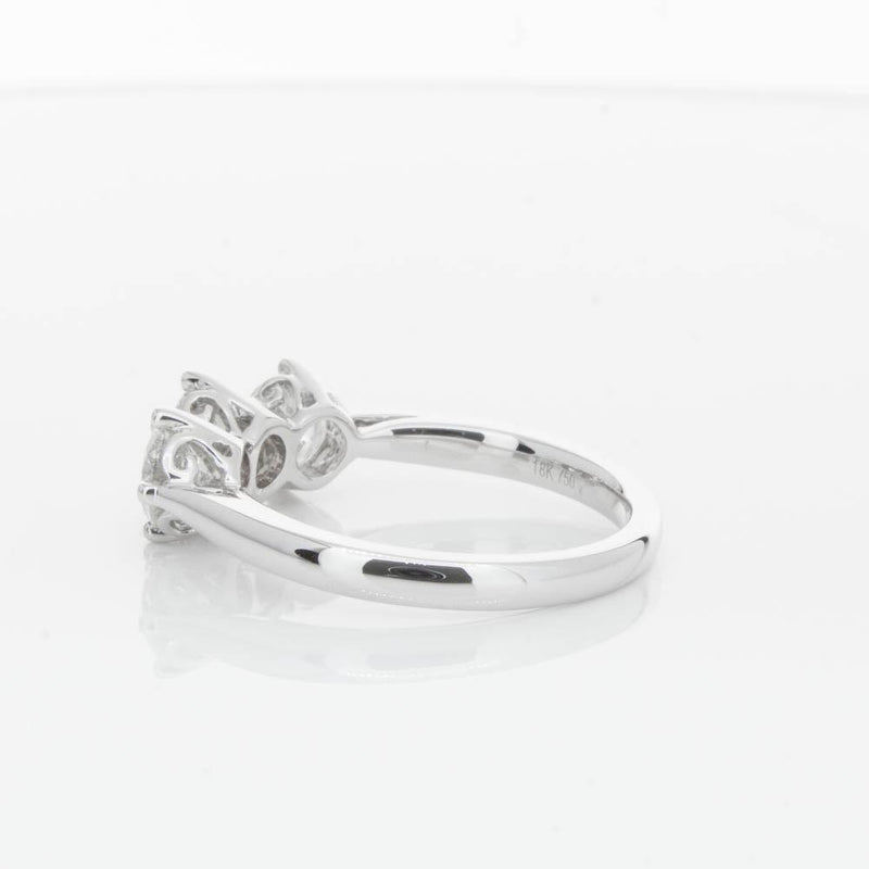 18ct White Gold 1.51ct Diamond Coronado Ring-Ring-Walker & Hall