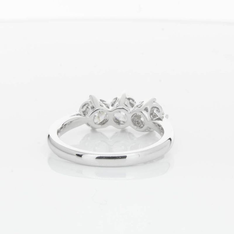 18ct White Gold 1.51ct Diamond Coronado Ring-Ring-Walker & Hall