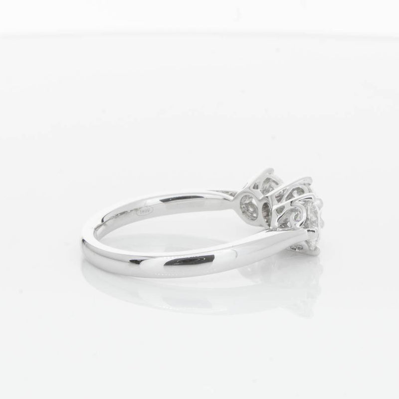 18ct White Gold 1.51ct Diamond Coronado Ring-Ring-Walker & Hall