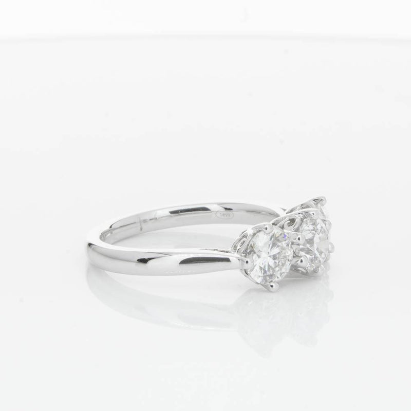 18ct White Gold 1.51ct Diamond Coronado Ring-Ring-Walker & Hall