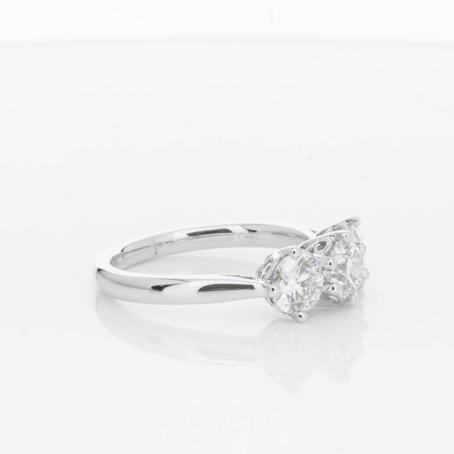 18ct White Gold 1.51ct Diamond Coronado Ring-Ring-Walker & Hall