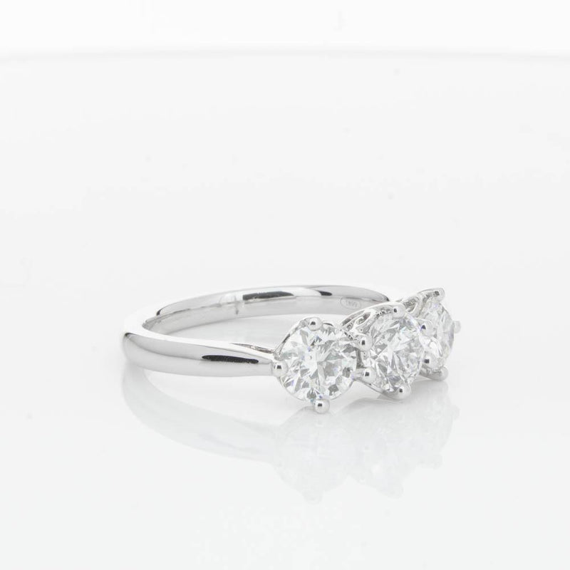 18ct White Gold 1.51ct Diamond Coronado Ring-Ring-Walker & Hall
