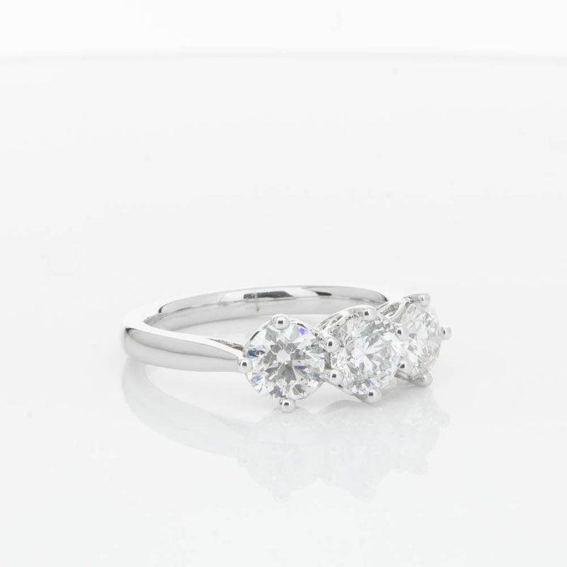 18ct White Gold 1.51ct Diamond Coronado Ring-Ring-Walker & Hall