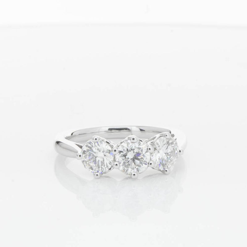 18ct White Gold 1.51ct Diamond Coronado Ring-Ring-Walker & Hall