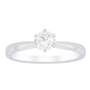 18ct White Gold .50ct Diamond Nova Ring-Ring-Walker & Hall