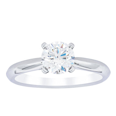 18ct White Gold 1.00ct Diamond Venetian Ring-Ring-Walker & Hall