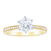 18ct Yellow Gold 1.00ct Diamond Zenith Ring-Ring-Walker & Hall