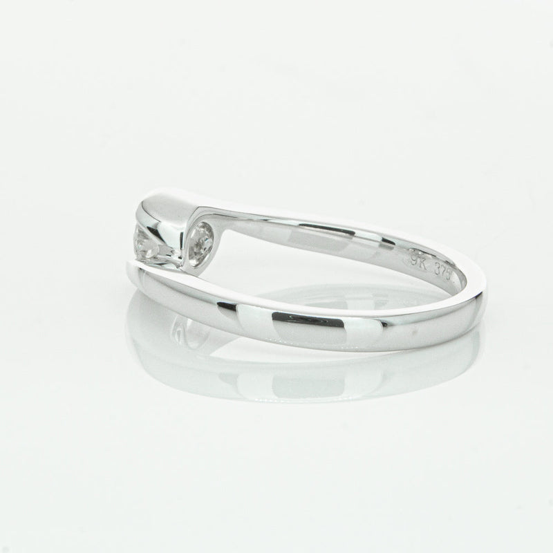 18ct White Gold .35ct Diamond Embrace Ring-Ring-Walker & Hall