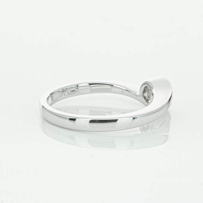 18ct White Gold .35ct Diamond Embrace Ring-Ring-Walker & Hall
