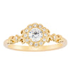 18ct Yellow Gold .30ct Diamond Versailles Ring-Ring-Walker & Hall
