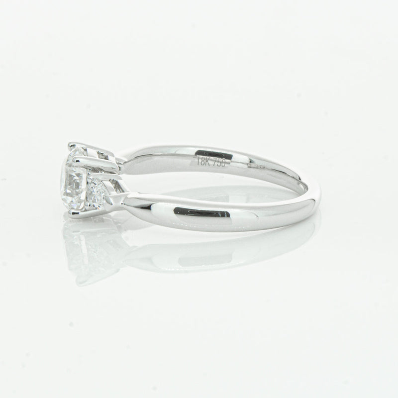 18ct White Gold 1.01ct Diamond Ayla Ring-Ring-Walker & Hall