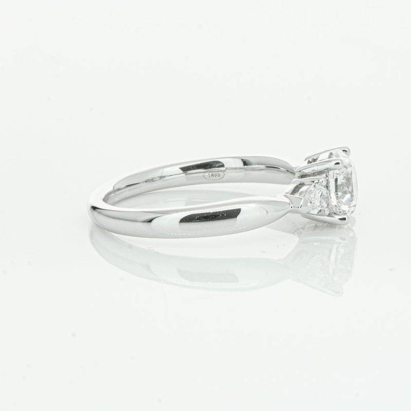 18ct White Gold 1.01ct Diamond Ayla Ring-Ring-Walker & Hall