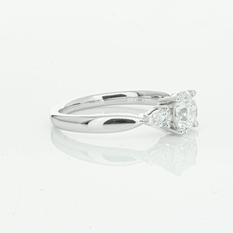 18ct White Gold 1.01ct Diamond Ayla Ring-Ring-Walker & Hall
